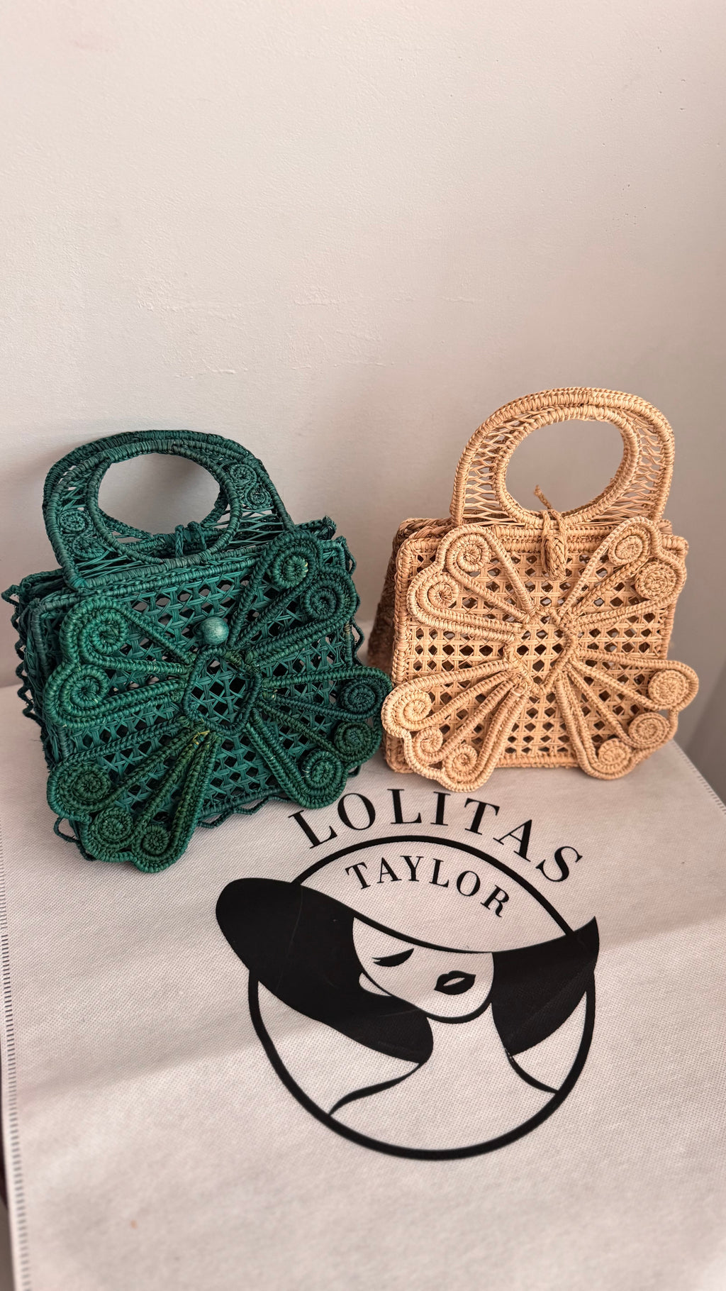 Small Crochet Butterfly Iraca Palm Bags, Eco-friendly Crochet Handbag, Handmade Colombian Raffia Bag, Sustainable Straw Purse