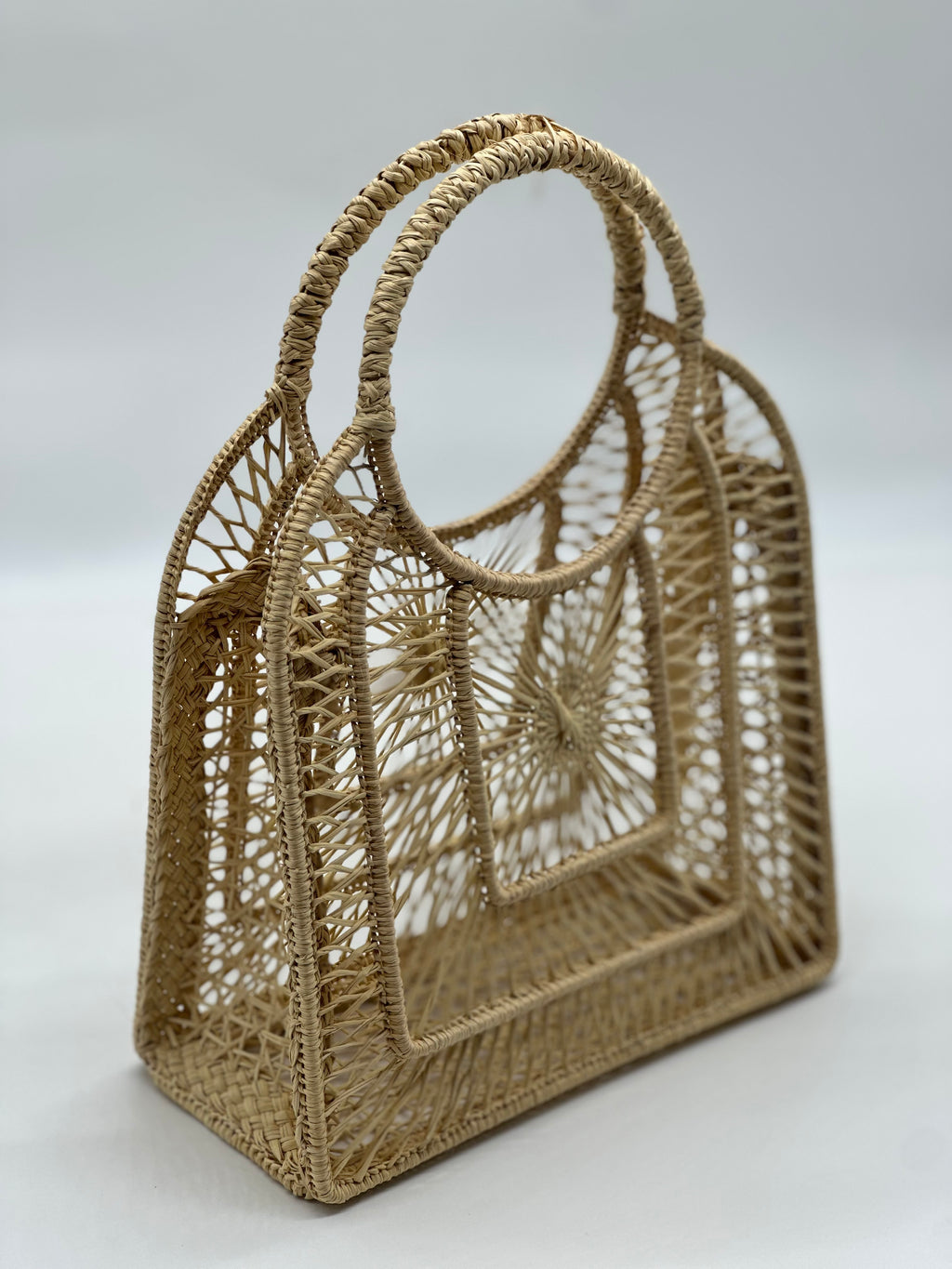 Woven Handmade Iraca Palm Bag, Eco-Friendly Wraist Bags