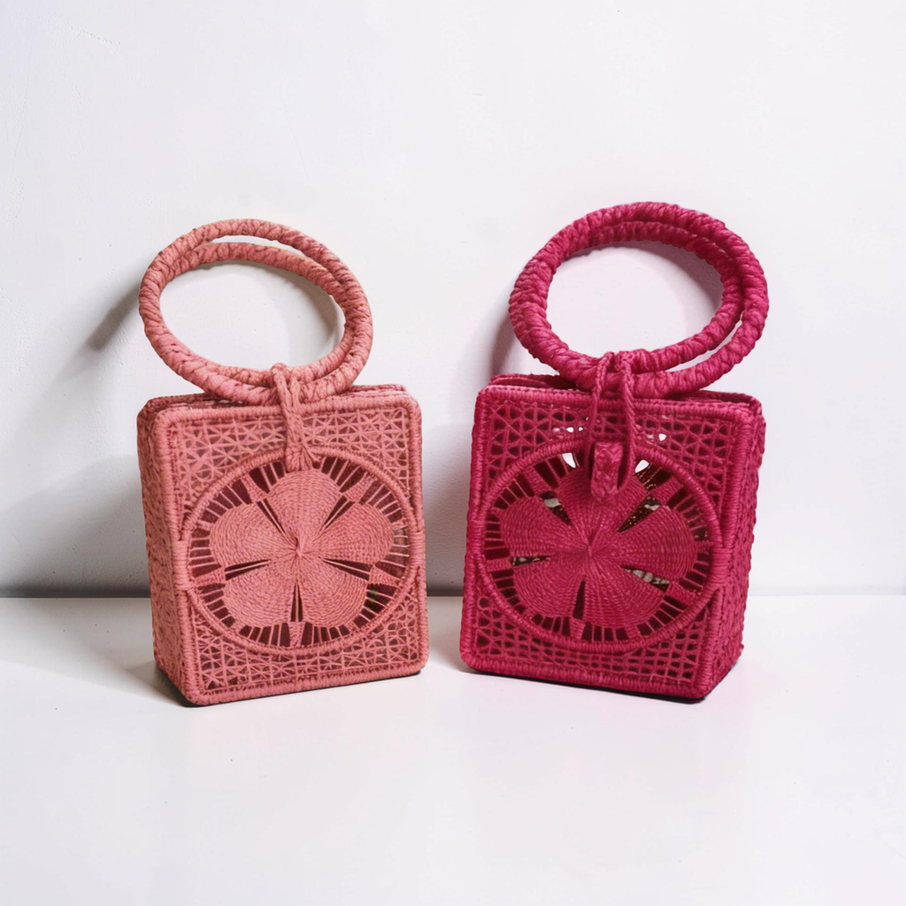 Handmade Colombian Iraca Palm Purse, Sustainable Straw Handbags, Eco-friendly Raffia Bags