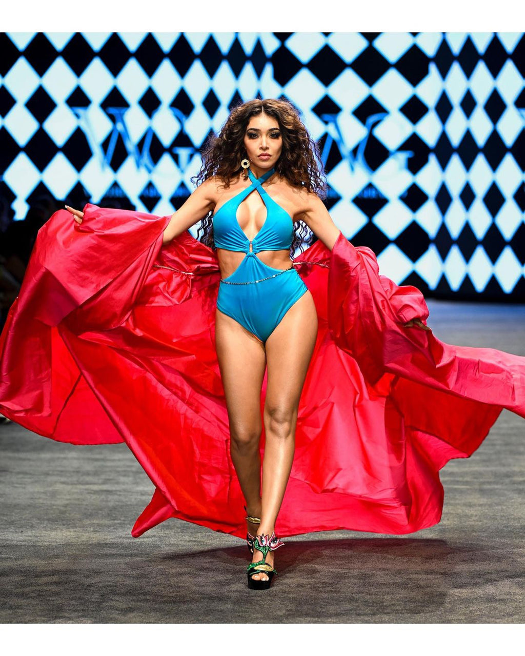 One Piece Monokini Swimsuit with Ring