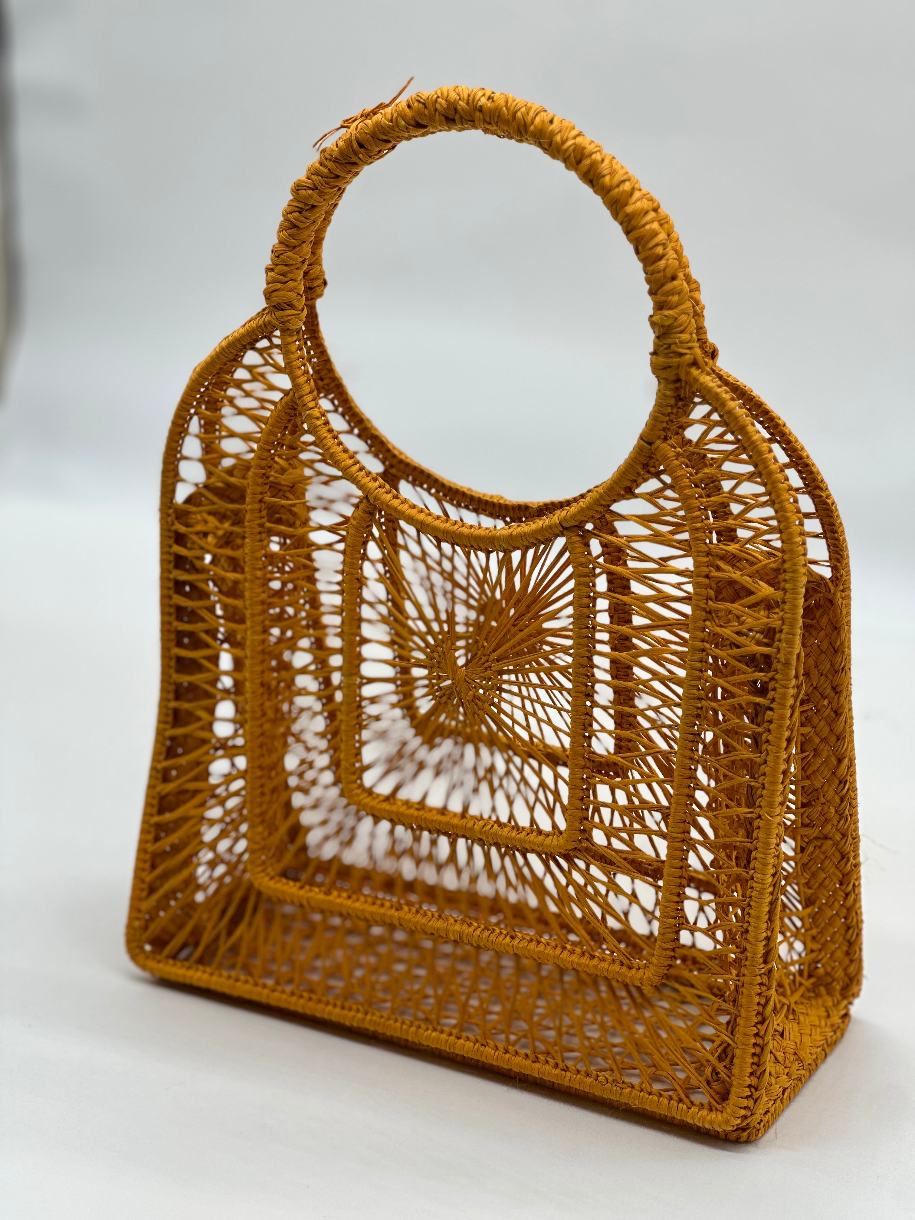 Woven Handmade Iraca Palm Bag, Eco-Friendly Wraist Bags