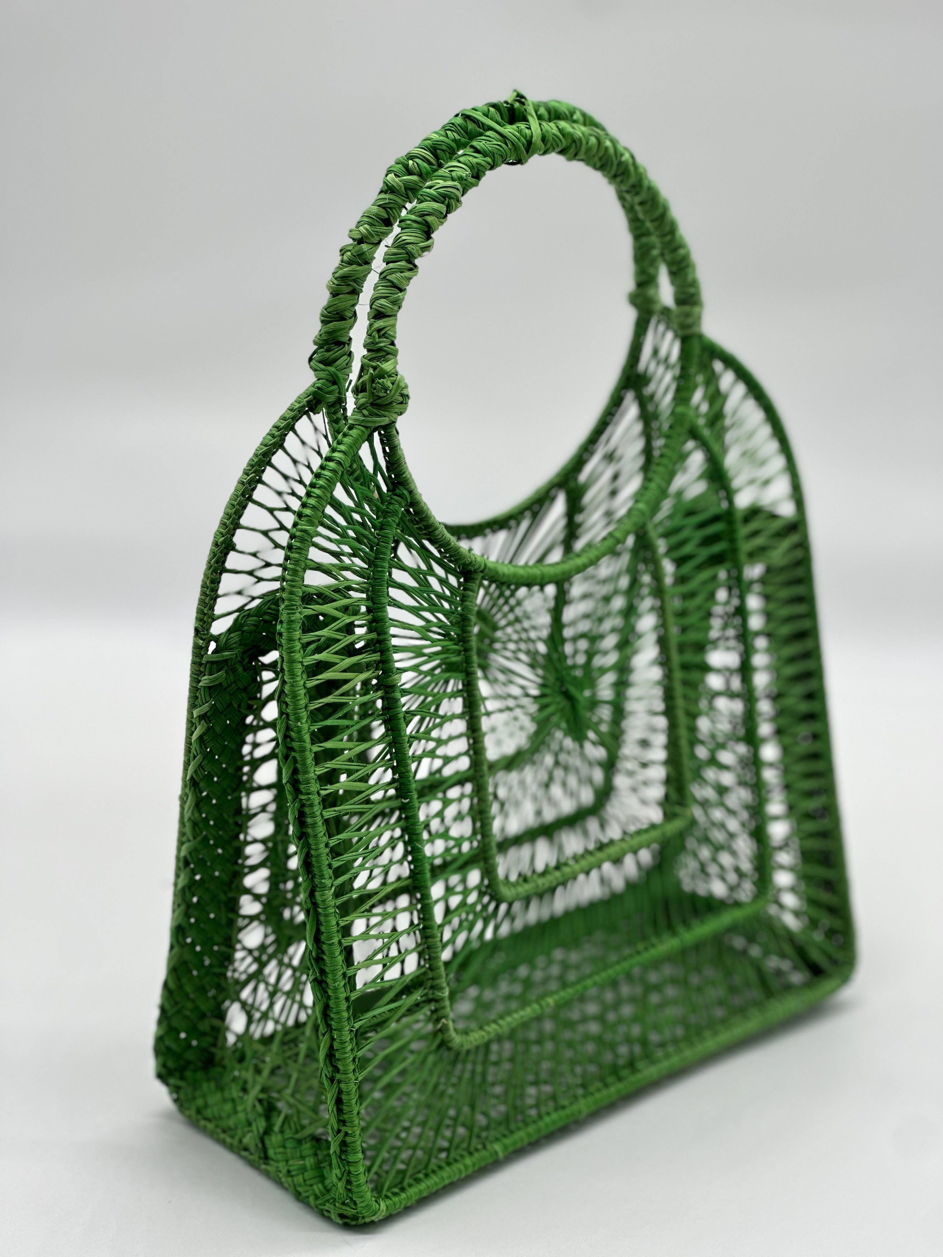 Woven Handmade Iraca Palm Bag, Eco-Friendly Wraist Bags