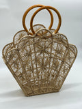Straw Woven Handmade Sustainable Recycle Iraca Palm Shell Bag