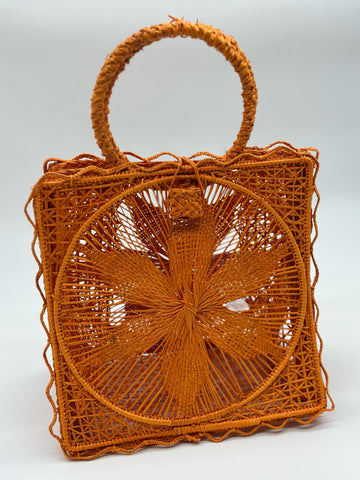 Handmade Iraca Palm Bag Trendy Tote Bag   Macrame Purse