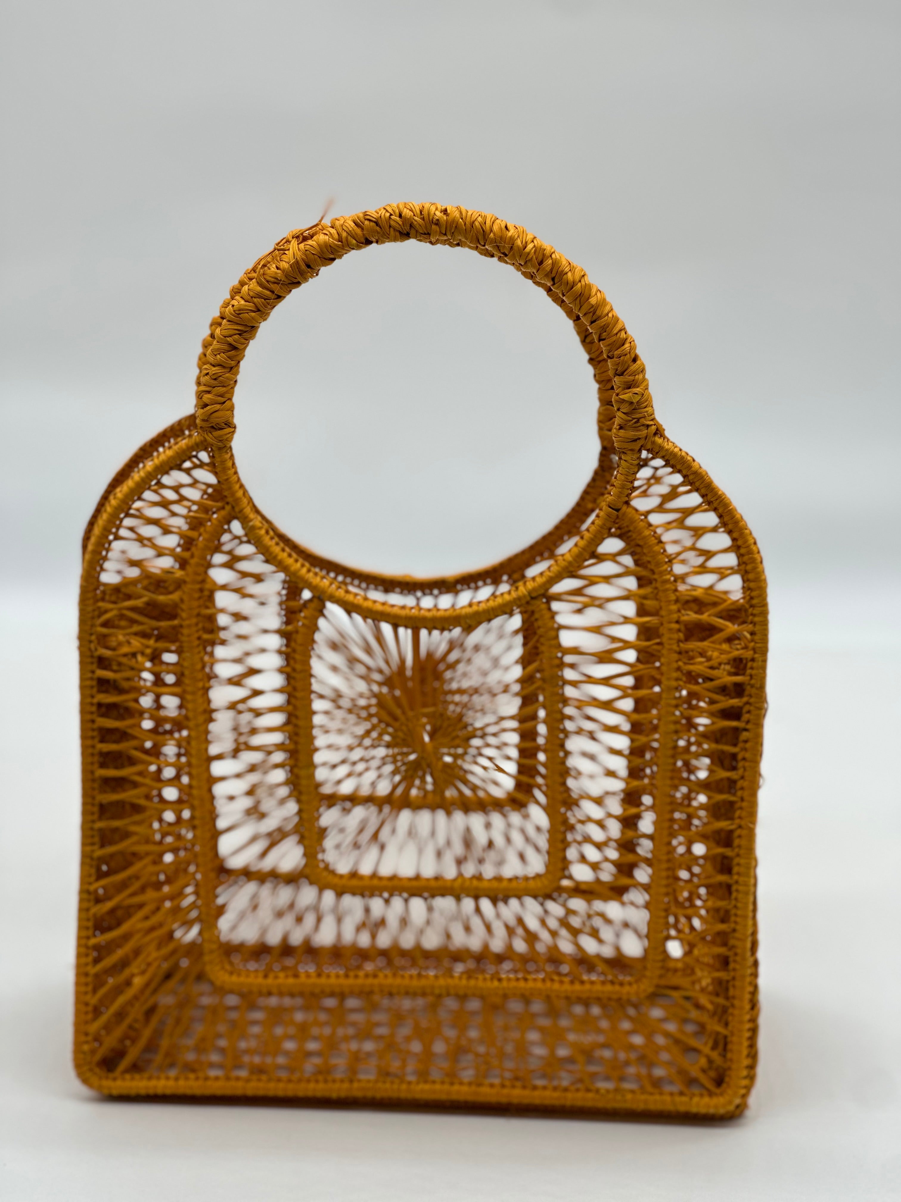 Woven Handmade Iraca Palm Bag, Eco-Friendly Wraist Bags