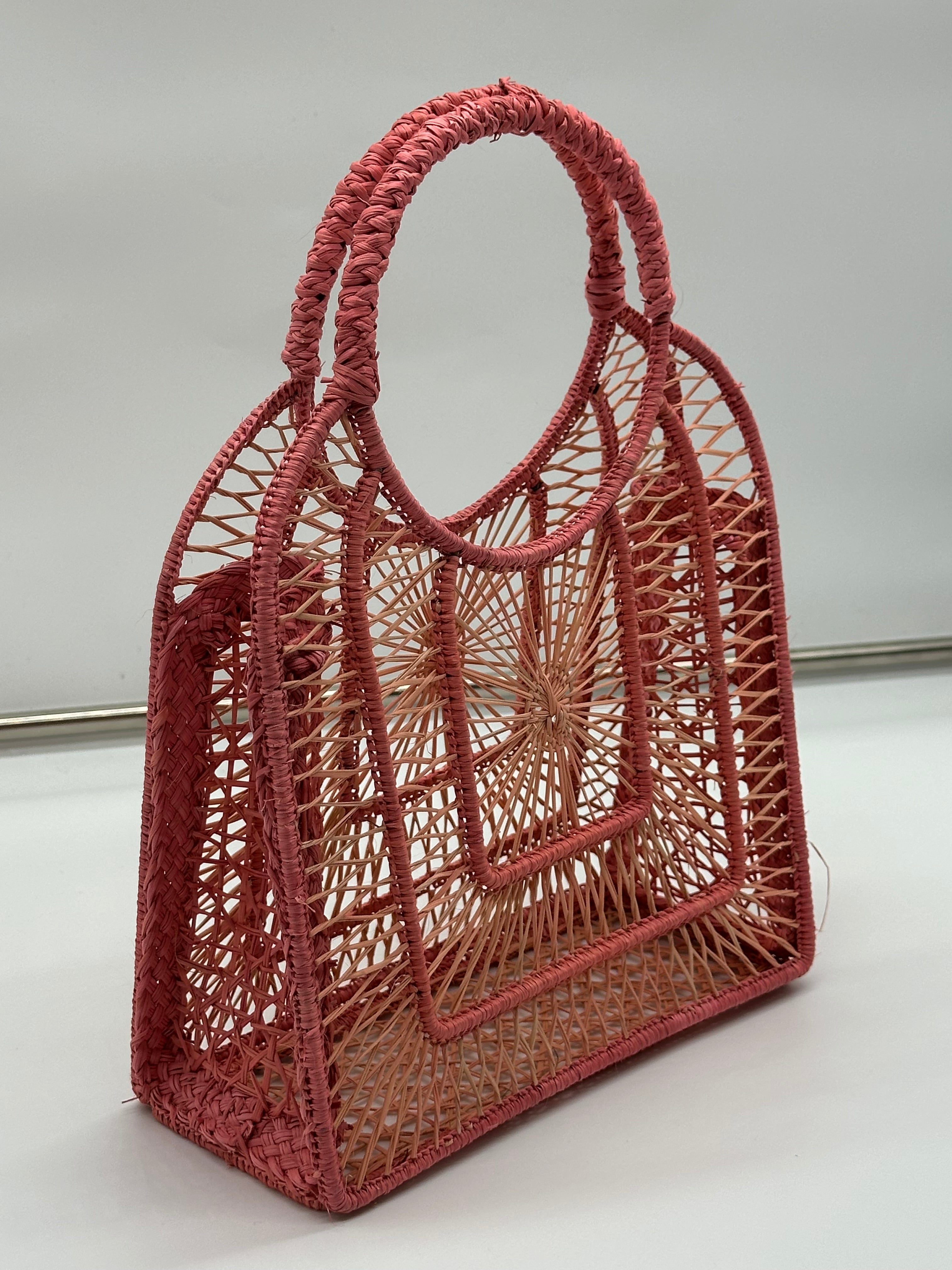 Woven Handmade Iraca Palm Bag, Eco-Friendly Wraist Bags