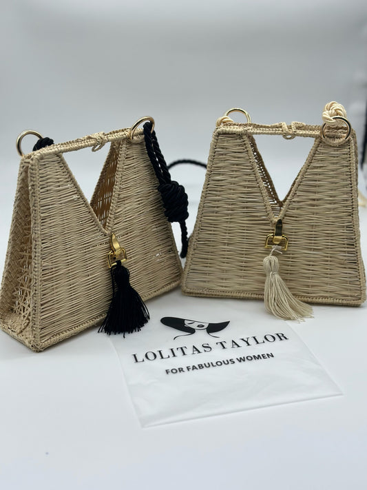 Eco-Friendly Iraca Palm Bag, Stylish Macrame Purse, Sustainable Fashion, Recycled Fiber Handbag