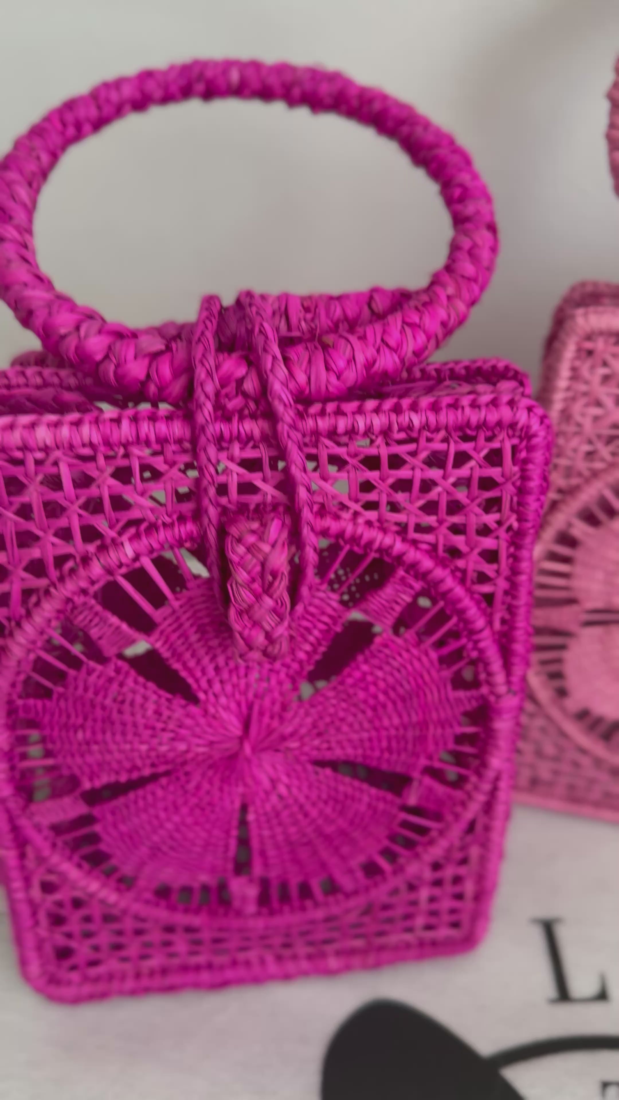 Handmade Colombian Iraca Palm Purse, Sustainable Straw Handbags, Eco-friendly Raffia Bags