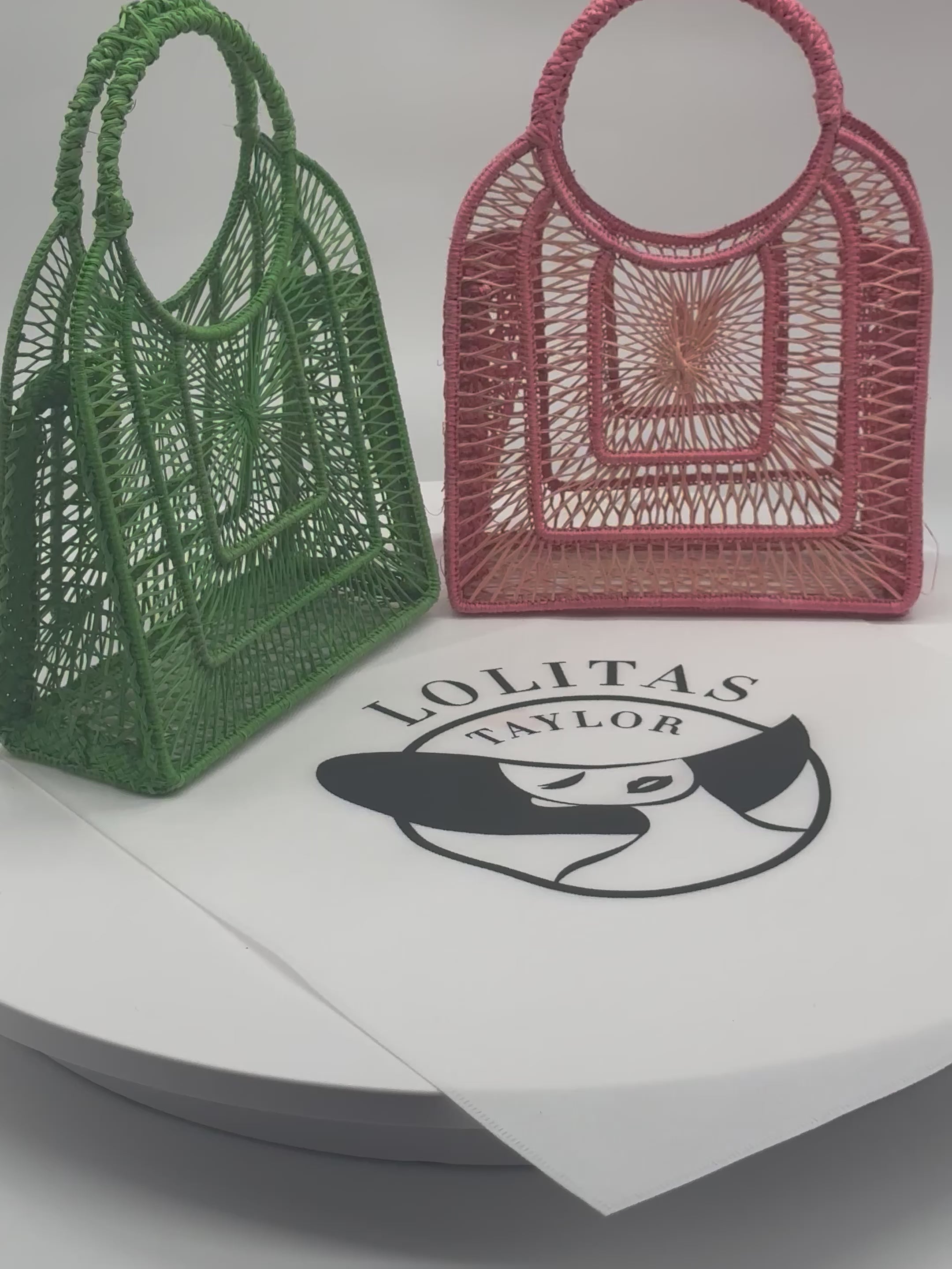 Woven Handmade Iraca Palm Bag, Eco-Friendly Wraist Bags