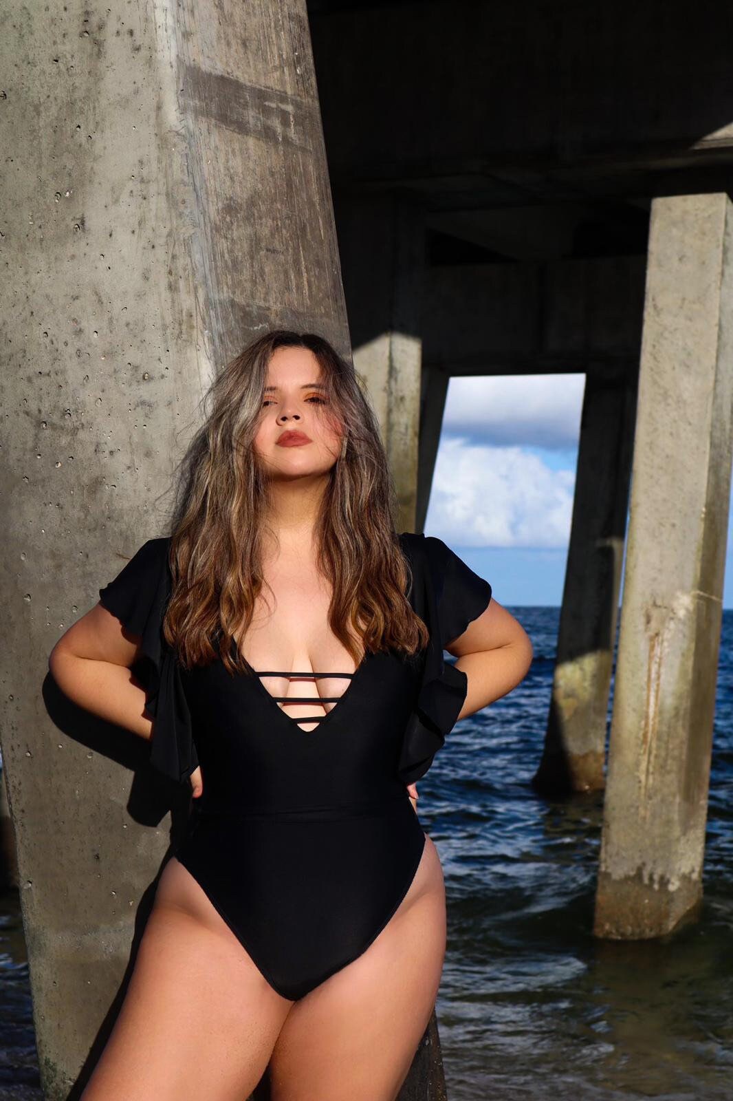 One Piece Swimsuit  Cheeky Bottom High-Cut Bathing Suit