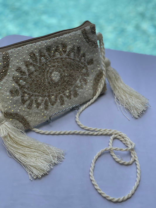 Tapestry Colombian Bag,  Third Eye Bag, Evil Eye Bag, Turkish Evil Eye Bag, Wayuu Bag